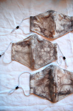 Load image into Gallery viewer, Botanically Dyed Raw Silk Face Masks