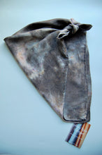 Load image into Gallery viewer, Botanically Dyed Silk Bandana - Charmeuse Silk
