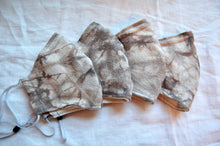 Load image into Gallery viewer, Botanically Dyed Raw Silk Face Masks