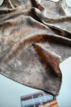 Load image into Gallery viewer, Botanically Dyed Silk Bandana - Charmeuse Silk