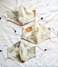 Load image into Gallery viewer, Botanically Dyed Raw Silk Face Masks