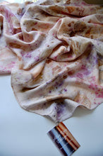 Load image into Gallery viewer, Botanically Dyed Silk Wild Rag - Charmeuse Silk