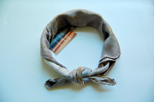 Load image into Gallery viewer, Botanically Dyed Silk Bandana - Charmeuse Silk