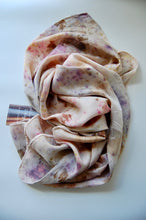 Load image into Gallery viewer, Botanically Dyed Silk Wild Rag - Charmeuse Silk