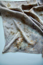 Load image into Gallery viewer, Botanically Dyed Silk Bandana - Charmeuse Silk