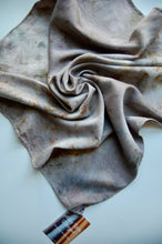 Load image into Gallery viewer, Botanically Dyed Silk Bandana - Charmeuse Silk