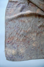 Load image into Gallery viewer, Botanically Dyed Silk Wild Rag - Charmeuse Silk