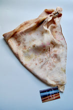 Load image into Gallery viewer, Botanically Dyed Silk Bandana - Habotai Silk