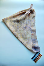 Load image into Gallery viewer, Botanically Dyed Silk Bandana - Habotai Silk