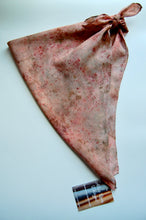 Load image into Gallery viewer, Botanically Dyed Silk Bandana - Habotai Silk