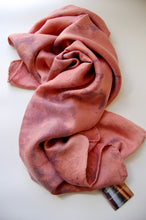 Load image into Gallery viewer, Botanically Dyed Silk Wild Rag - Charmeuse Silk