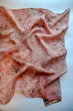 Load image into Gallery viewer, Botanically Dyed Silk Bandana - Habotai Silk