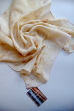 Load image into Gallery viewer, Botanically Dyed Silk Bandana - Habotai Silk