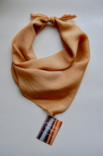 Load image into Gallery viewer, Botanically Dyed Silk Bandana - Habotai Silk