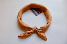 Load image into Gallery viewer, Botanically Dyed Silk Bandana - Habotai Silk