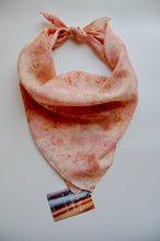 Load image into Gallery viewer, Botanically Dyed Silk Bandana - Habotai Silk