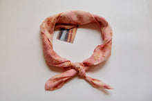 Load image into Gallery viewer, Botanically Dyed Silk Bandana - Habotai Silk