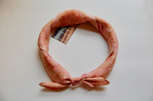 Load image into Gallery viewer, Botanically Dyed Silk Bandana - Habotai Silk