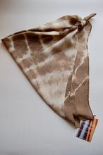 Load image into Gallery viewer, Botanically Dyed Silk Bandana - Habotai Silk