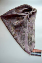 Load image into Gallery viewer, Botanically Dyed Silk Bandana - Habotai Silk