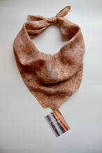 Load image into Gallery viewer, Botanically Dyed Silk Bandana - Habotai Silk
