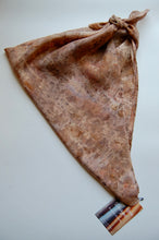 Load image into Gallery viewer, Botanically Dyed Silk Bandana - Habotai Silk