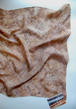 Load image into Gallery viewer, Botanically Dyed Silk Bandana - Habotai Silk