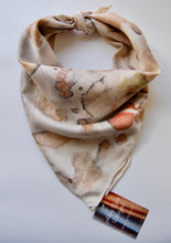 Load image into Gallery viewer, Botanically Dyed Silk Bandana - Charmeuse Silk