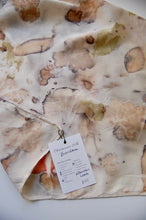 Load image into Gallery viewer, Botanically Dyed Silk Bandana - Charmeuse Silk