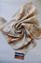 Load image into Gallery viewer, Botanically Dyed Silk Bandana - Charmeuse Silk