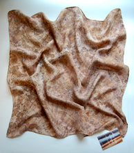 Load image into Gallery viewer, Botanically Dyed Silk Bandana - Habotai Silk