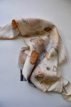 Load image into Gallery viewer, Botanically Dyed Silk Bandana - Charmeuse Silk