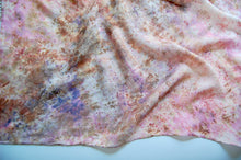 Load image into Gallery viewer, Botanically Dyed Silk Bandana - Habotai Silk
