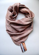 Load image into Gallery viewer, Botanically Dyed Silk Wild Rag - Charmeuse Silk