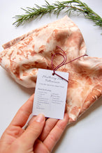 Load image into Gallery viewer, Botanically Dyed Mulberry Silk Pillowcase