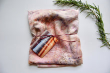 Load image into Gallery viewer, Botanically Dyed Mulberry Silk Pillowcase