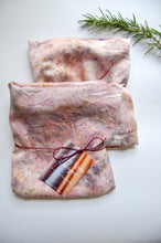 Load image into Gallery viewer, Botanically Dyed Mulberry Silk Pillowcase