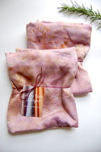 Load image into Gallery viewer, Botanically Dyed Mulberry Silk Pillowcase