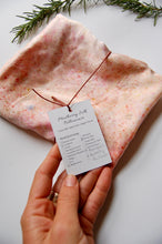Load image into Gallery viewer, Botanically Dyed Mulberry Silk Pillowcase