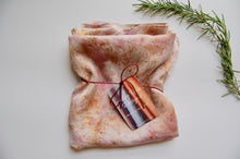 Load image into Gallery viewer, Botanically Dyed Mulberry Silk Pillowcase