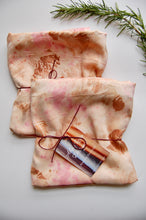 Load image into Gallery viewer, Botanically Dyed Mulberry Silk Pillowcase