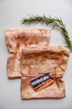 Load image into Gallery viewer, Botanically Dyed Mulberry Silk Pillowcase