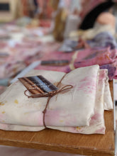 Load image into Gallery viewer, Botanically Dyed Mulberry Silk Pillowcase