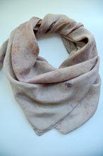 Load image into Gallery viewer, Botanically Dyed Silk Wild Rag - Habotai Silk