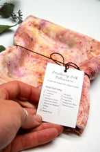 Load image into Gallery viewer, Botanically Dyed Mulberry Silk Pillowcase