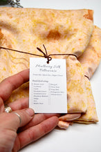 Load image into Gallery viewer, Botanically Dyed Mulberry Silk Pillowcase