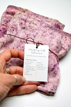 Load image into Gallery viewer, KING SIZE Botanically Dyed Mulberry Silk Pillowcase