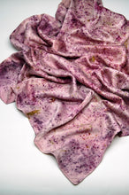 Load image into Gallery viewer, KING SIZE Botanically Dyed Mulberry Silk Pillowcase