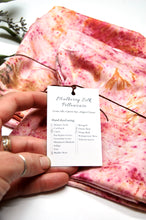 Load image into Gallery viewer, Botanically Dyed Mulberry Silk Pillowcase