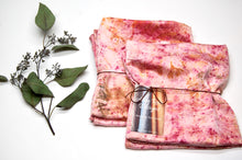 Load image into Gallery viewer, Botanically Dyed Mulberry Silk Pillowcase